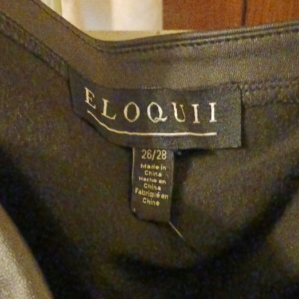 Faux Leather Black Bustier Top (See More Photos Of Item In Listing) - Picture 8 of 14